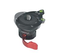 IFOOTAGE Quick Leveler Head QL-I, raccord à vis 3/8 en bas, convient pour trépieds, rails de caméra, monopode, avec niveau à bulle, accessoires pour appareil photo, stabilisateur auxiliaire