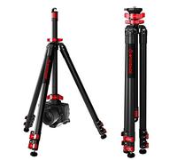 IFOOTAGE Trépied vidéo Professionnel en Aluminium de 165,1 cm - 3 Sections avec Barre Centrale - Compatible avec Canon, Nikon, Sony DSLR Caméscope vidéo - Charge maximale : 6 kg