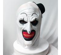 IFQKNUYL Masque de Clown Adulte, Masque Terrifier Art The Clown, Killer Horror Masque de Clown pour les Carnavals, les Bals Masqués et les Soirées Costumées de Cosplay (Style 2)
