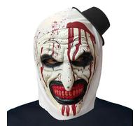 IFQKNUYL Masque de Clown Adulte, Masques Terrifier Art The Clow, Killer Horror Masque de Clown pour les Carnavals, les Bals Masqués et les Soirées Costumées de Cosplay (Style 1)