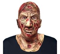 IFQKNUYL Masque Halloween masque de rôle effrayant accessoire de scène masque d'horreur en latex 3D réaliste pour toute la tête horreur Monster Cosplay