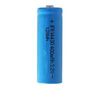 IFR 14430 Batterie LiFePo4 400 mAh 3,2 V avec tête 43,8 x 14,2 mm non protégée