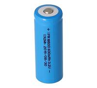 IFR 18500 - Batterie LiFePo4 600mAh 3.2V (Bouton en Haut) Non protégée