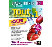 IFSI Tout le semestre 1 en QCM et QROC - Diplôme infirmier - 2e édition