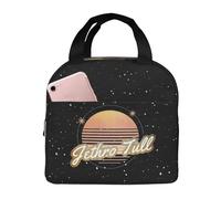 iftoday Jethro Musics Tull Sac à déjeuner isotherme portable en aluminium épais pour homme et femme Noir