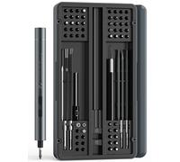 iFu Mini tournevis électrique, ensemble de tournevis de précision - Petit tournevis électrique sans fil avec lumière LED et embouts magnétiques, outil de réparation pour téléphone, ordinateur