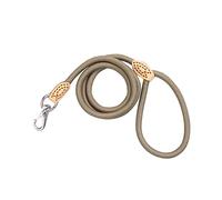 ifundom 1.25m Laisse pour Chien Robuste Corde Alpinisme avec Poignée Confortable Et Fermoir Métal Beige