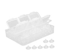 ifundom 1 boîte Boîte Bouchons Oreilles Percés Silicone Fermoirs Sécurisés pour Boucles Oreilles Résistants et Confortables Kit de Remplacement pour Clous Oreilles