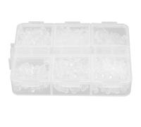 ifundom 1 boîte Boîte de Embouts Silicone pour Boucles Oreilles Percées Sécurisés et Confortables Rechanges pour Clous Oreilles Kit de Fermoirs Fiables pour Bijoux