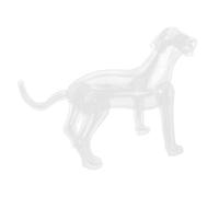 ifundom 1 Ensemble De Vêtements pour Animaux De Compagnie Mannequin Gonflable pour Chien Mignon Miniature Grand Chiot Tenue Manteau Respirant Modèle en PVC