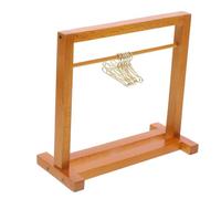 ifundom 1 Ensemble Miniature Dollhouse Clothes Rack Set de Porte Vêtements pour Poupées Séchoir à Linge pour Salle de Bain et Balcon Organisateur de Vêtements pour Chiens et Poupées