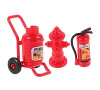 ifundom 1 Ensemble Set de Accessoires Miniature Extincteur pour Décoration Réaliste Durable pour Décor de Miniature
