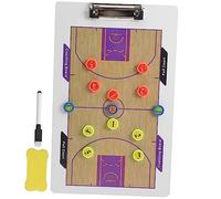 ifundom 1 Ensemble Tableau de Basketball Magnétique Planification Stratégique pour Entraîneurs Tableau avec Accessoires pour Analyse de Match et Entraînement Couleur