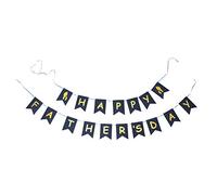 ifundom 1 Jeu Drapeau à tirer pour la fête des pères fete pere fete de pere bannière en d'aronde Fête des pères parti décorations Décoration de fête bannière machaon bronzage décorer