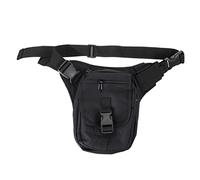 ifundom 1 Pièce à Jambe Mince Homme Ceinture Étanche Fourre-Tout Étanche pour Hommes Randonnée De Taille Plage Black Sangle Épaisse