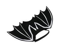 ifundom 1 Pièce Ailes de Chauve-Souris Lumineuses Animal de Compagnie Costume de Chat de fête d'halloween vêtements de pour Animaux de Compagnie Feutrine Black