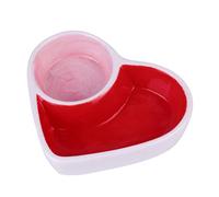 ifundom 1 pièce Bol Céramique pour Animaux de Compagnie Petit Bol Alimentaire pour Hamsters et Design à Double Usage Facile à Nettoyer pour Croquettes et Eau