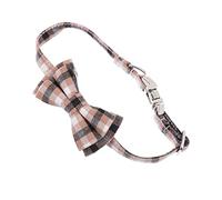 ifundom 1 Pièce Collier pour Chat Et Chien Décor De Col Collier pour Animaux De Compagnie Collier De Chien Réglable Cravate à Carreaux pour Animaux De Compagnie Chiffon Noir