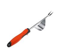 ifundom 1 Pièce Désherbeur Extracteur De Jardin Petit Désherbage Dissolvant Outil Extracteur Jardinage Déracinement Fourche à Enlever Les Racines Manuel De Jardin Rouge Acier Inoxydable