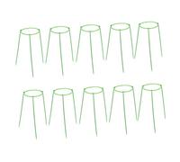 ifundom 10 Ensembles Cage de Support pour Plantes de Supports Anneaux pour Fleurs Plantes Grimpantes Fixation Facile pour Jardin