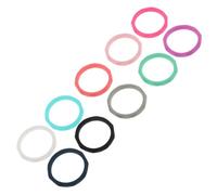 ifundom 10 Pièces Anneaux Silicone Souples pour Femmes et Hommes Anneaux de Sport Confortables et Amicaux pour Peau Idéaux pour Activités Physiques