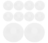 ifundom 10 Pièces Bouchon Anti-Fuite en Silicone pour Gobelet d'eau, Couvercle de Rechange Blanc, Protection Étanche et Maintien Fraîcheur, pour Bureau et Conduite