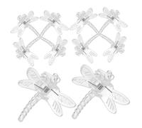 ifundom 10 Pièces Clips de Soutien pour Plantes Supports Transparents pour Orchidées Clips pour Tiges de Plantes Faciles à Utiliser