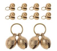 ifundom 10 Pièces Clochettes pour Collier Animaux Métal Léger avec Motif Tigre Grelots Sécurisés pour Dressage et Suivi Chiens et Chats Accessoires Festifs et Quotidiens