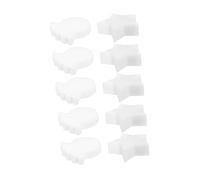 ifundom 10 Pièces Éponge absorbante d'huile absorbe l'huile éponge absorbeur de Spa éponge à Huile pour Piscine éponge Absorbant l'huile pour Piscine Filtre à éponge Blanche