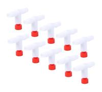 ifundom 10 Pièces Lot de 10 Valves de T en Plastique pour Aquarium, Connecteurs de Tubes à Oxygène 10 Mm, Valve d'air pour Pompes Aquarium, Régulateurs d'air pour Circuits Multiples, Usage