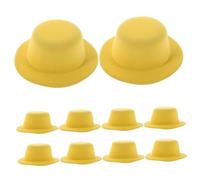 ifundom 10 Pièces Mini Hats for Crafts Lightweight Hair Accessories Small Dog Costume Hat DIY Tiny Top Caps for Pets Dolls and Holiday Decorations