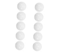 ifundom 10 pièces Perles de Roulette Blanches Jeu de Société Accessoires de Fête Lot de Perles Acryliques pour Bar et Animation