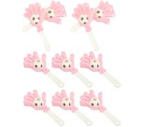 ifundom 10 Pièces Tinter Mini Cloches Carillon Porte Battant En Forme De Main Trousse Les Grelots Des Enfants Pro Groupe Cloches Pour L'artisanat Applaudir Sonnette Clochette Plastique