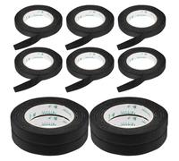 ifundom 10 Rouleaux de Ruban Adhésif Décoratif Washi Noir 1 Cm X 13 M, Adhésif de Masquage en Papier Résistant à L'humidité pour Scrapbooking, Loisirs Créatifs et Emballage