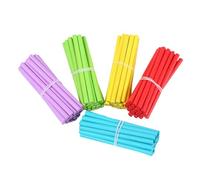 ifundom 100 Bâtonnets de Comptage en Bois Colorés pour Garçon et Filles, Jouets Éducatifs Mathématiques Préscolaire, Tiges de Comptage Multicolores pour Apprentissage Numérique