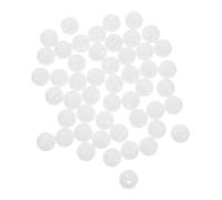 ifundom 100 Inserts à Billes à Hochet Blancs 24 MM pour Jouets Sonores Animaux en Peluche - Accessoires de Rechange pour Réparation de Hochets - Lot de 100 Pièces pour Bricolage et