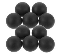 ifundom 100 Pièces Boules de Bingo en Plastique Noir 40mm Texture Antidérapante et Poids Uniforme pour Soirées Bingo et Fêtes Amusantes