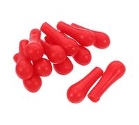 ifundom 100 Pièces Lot de Bouchons Rouges pour Pipettes Embouts Latex pour Expériences de Chimie Compatibles Plupart des Pipettes Standards Accessoires Précis pour Laboratoire et