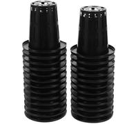 ifundom 100 Pièces Paniers Hydroponiques Bacs de Culture Plastique Résistants et Durables pour Plantes pour Légumes Fruits et Fleurs Optimise la des Racines Convient Au Jardinage Intérieur