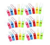 ifundom 100 pièces Sifflets Arbitre Colorés Plastique Lot de Sifflets pour Entraînements Événements et Fêtes