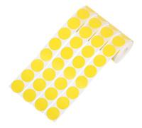 ifundom 1000 Étiquettes Autocollantes Rondes Jaunes 25 CM Mini-Autocollants Codés Vierges Pastilles Adhésives Puissantes pour Organisation Bureau Classement et Fermeture D’Enveloppes