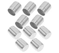 ifundom 10pcs Boutons de Potentiomètre en Alliage D'aluminium Argenté pour Guitare Électrique et Équipement Audio, Réglage Précis et Design Minimaliste pour Musiciens