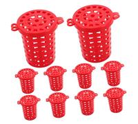 ifundom 10pièces Cage à Appâts Inoxydable pour Crevettes Et Écrevisses Capacité Généreuse Et Facile à Utiliser pour Plein Air