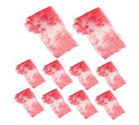 ifundom 10pièces Sanglante pour Halloween Tissu Effrayant pour Décoration Bande De Sang pour Costume Drapé pour Rideau De Porte