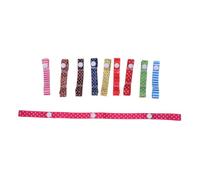 ifundom 10pièces Sangle Colorée Pour Poussette Ceinture Anti-chute Pour Gobelet Et Jouets Attache Polyvalente Pour Poussette Chaise Haute Siège Auto Et Chariot De