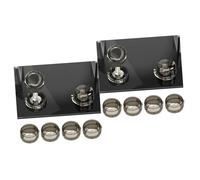 ifundom 12 Pièces Couvercles de Protection pour Boutons de Cuisinière à Gaz Lot de Sécurité Garçon Fille et Protection Accidents Design Transparent pour Intégrer à Styles pour Empêcher