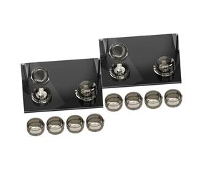 ifundom 12 Pièces Couvercles de Protection pour Boutons de Cuisinière à Gaz Lot de Sécurité Garçon Fille et Protection Accidents Design Transparent pour Intégrer à Styles pour Empêcher