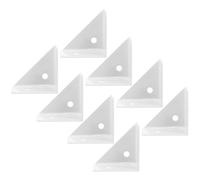 ifundom 12 Pièces Équerre D’Angle D’Armoire 90° en Fer | Montage sur Étagère, Renforce les Plaques Métalliques, Simple à Utiliser, pour Meubles et Armoires