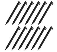 ifundom 12 pièces Piquets de Tente Plastique Accessoires de Camping et Robustes pour Fixation de Tentes Tapis de Pique et Décorations Extérieures pour Jardin Plage et Activités Plein Air