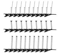 ifundom 120pièces Pinces Décoratives Forme de Bec de Canard Pinces à Ressort Métal pour Coiffure DIY Accessoires de Cheveux